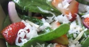 Spinach and Strawberry Daiquiri Salad