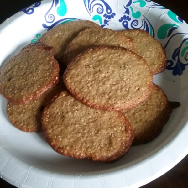 Sesame Lemon Crisps
