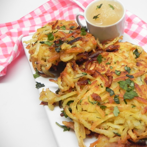 Potato Turnip Pancakes
