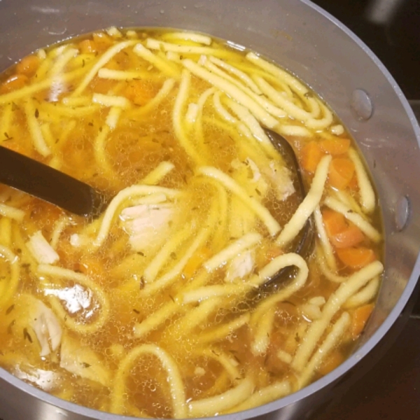 Spaetzle and Chicken Soup