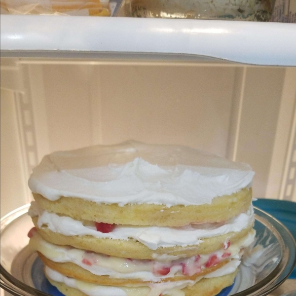 Easy Custard Cake Filling