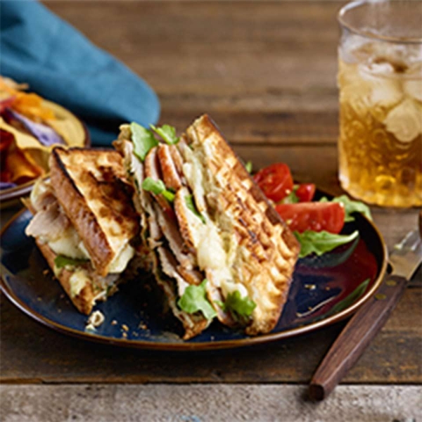Herbed Grilled Cheese and Pork Sandwiches