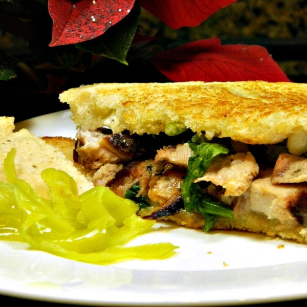 Herbed Grilled Cheese and Pork Sandwiches