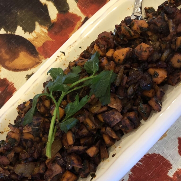 Ham Hash With Sweet Potatoes & Thyme