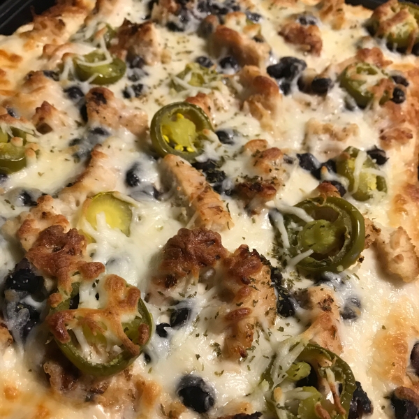Black and White Pizza