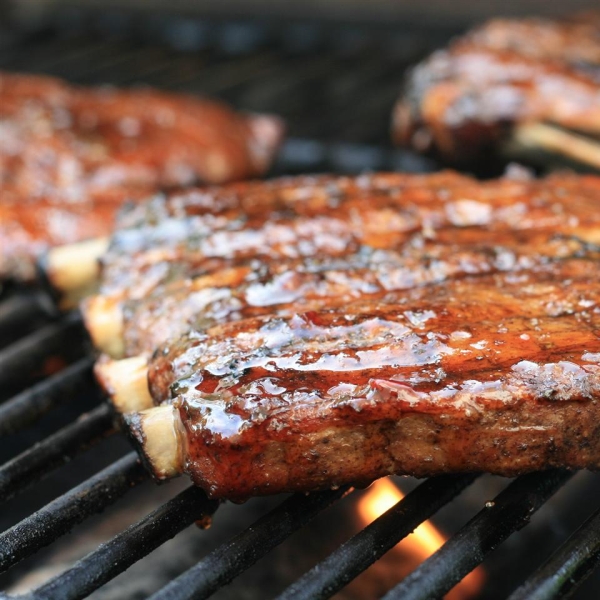 Honey Red Pepper Glazed Back Ribs