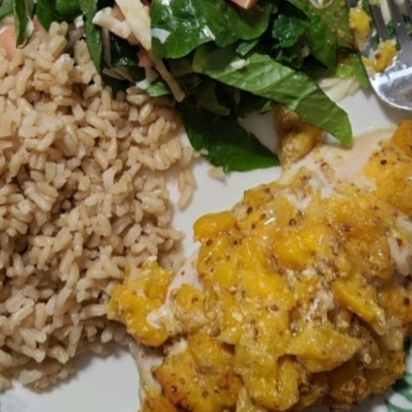 Grilled Ginger-Peach Chicken Breast