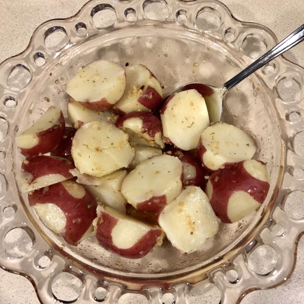 Garlic Dill New Potatoes