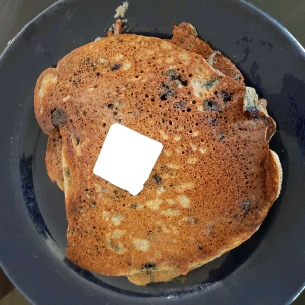 Whole Wheat Blueberry Pancakes