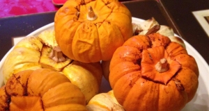 Baked Mini Pumpkins