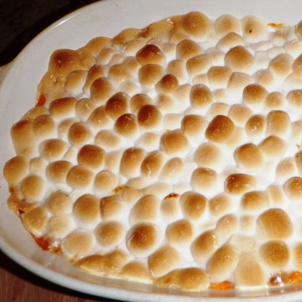 Easy Sweet Potato Casserole with Marshmallows
