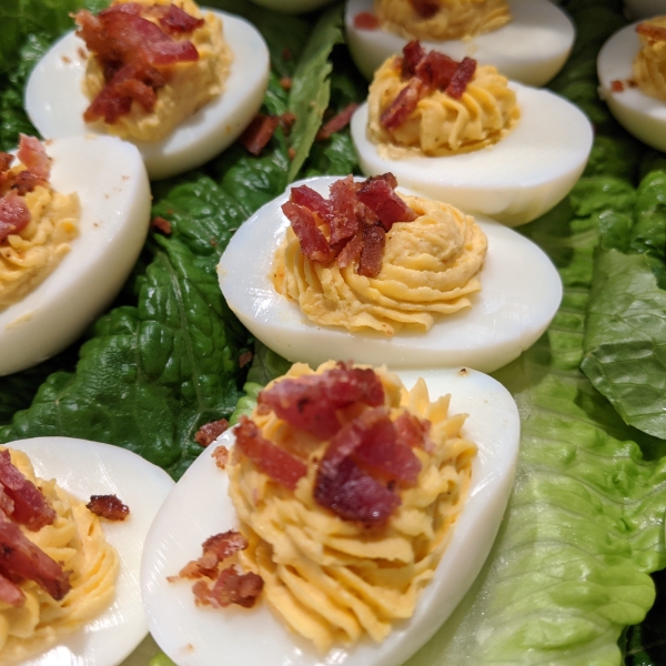 Smoky Deviled Eggs
