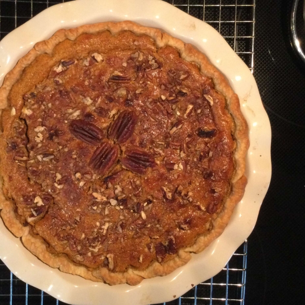 Easy Pecan Pumpkin Pie