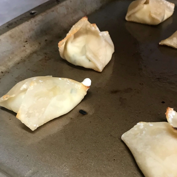 Baked Cream Cheese Wontons