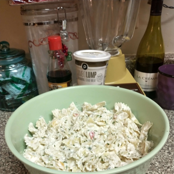 Creamy Crab and Pasta Salad