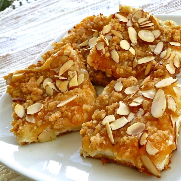 Peaches and Cream Squares