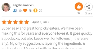 Cheesy Potato Casserole from Ore-Ida