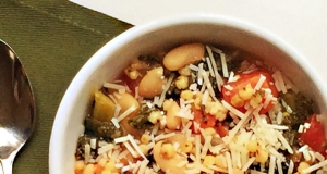 Sorghum, Kale and White Bean Tomato Soup