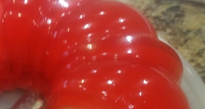 Ruby's Strawberry Jell-O® Flan Cake