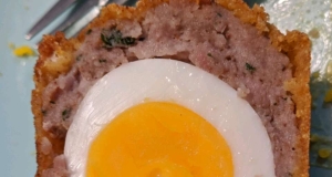 Scotch Eggs with Mustard Sauce