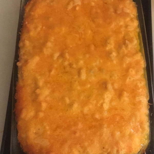 Baked Buffalo Chicken Mac and Cheese