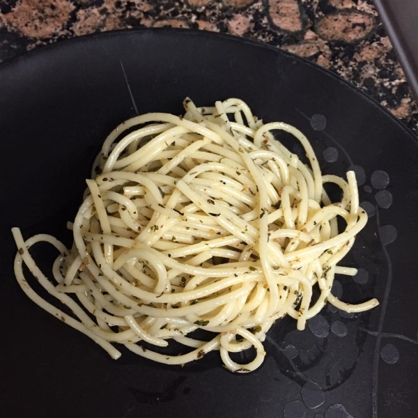 Fettuccine with Garlic Herb Butter