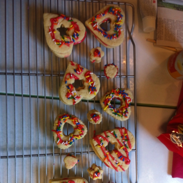 Valentine Conversation Heart Cookies