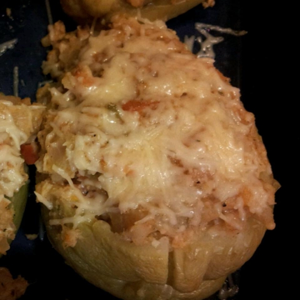 Stuffed Mirlitons (Chayote Squash) Casserole