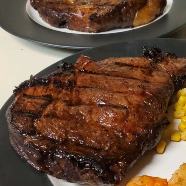 Marinated Rib-Eyes