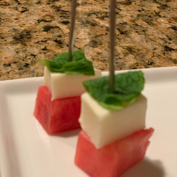 Watermelon Salad on a Stick