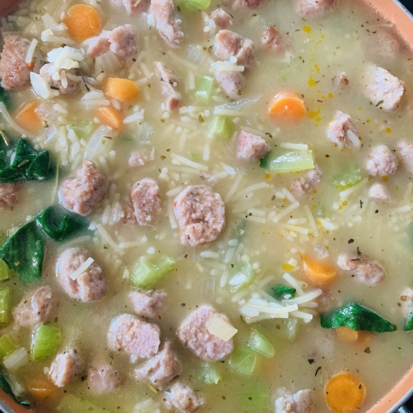 Italian Wedding Rice with Sausage