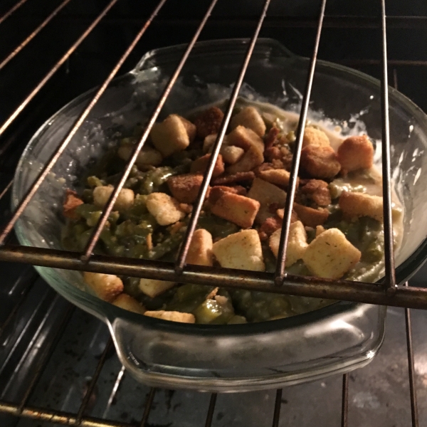 Green Bean Casserole with Canned Green Beans