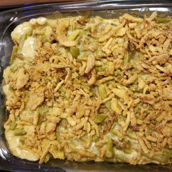 Green Bean Casserole with Canned Green Beans