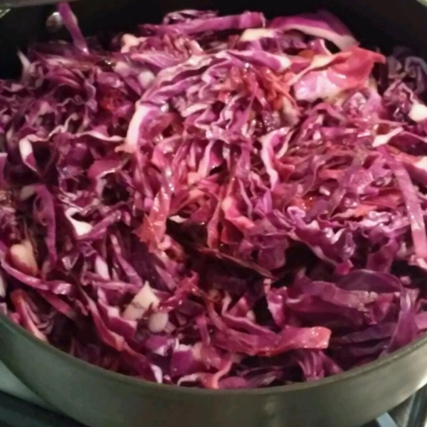 Tangy Warm Red Cabbage