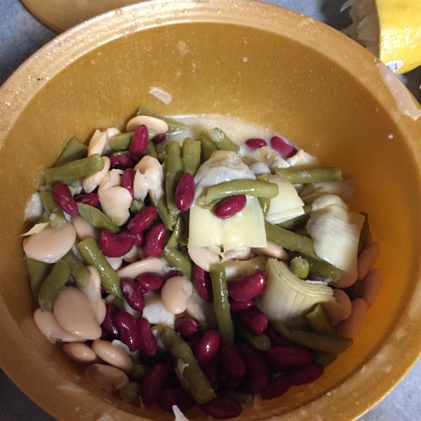 Three Bean and Artichoke Salad
