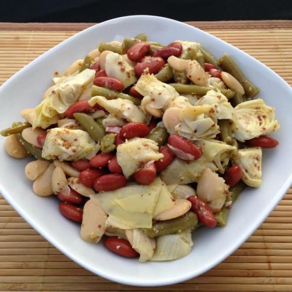Three Bean and Artichoke Salad