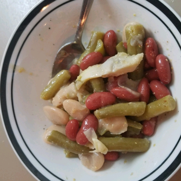 Three Bean and Artichoke Salad