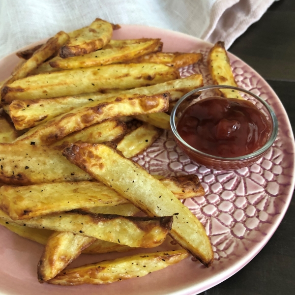 Air Fryer Salt and Vinegar Fries for One