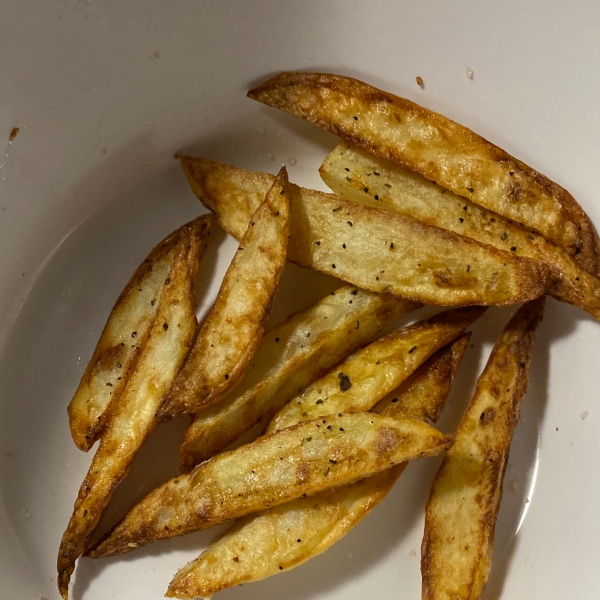 Air Fryer Salt and Vinegar Fries for One