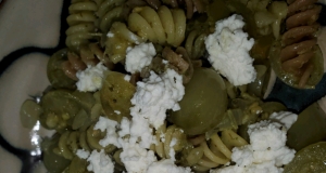 Green Tomato Pasta Toss