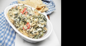 Skinny Spinach and Artichoke Dip