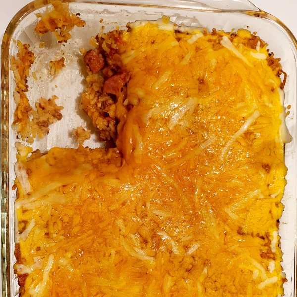 Ground Beef Casserole with Rice