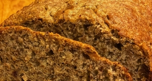 Banana Date Flaxseed Bread