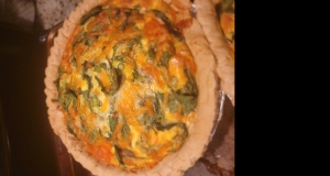 Creamy Ham and Cheese Quiche