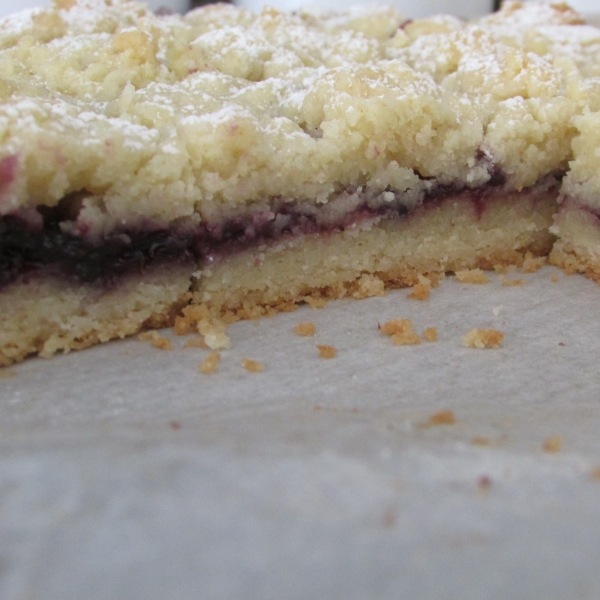 Blackberry Shortbread Bars