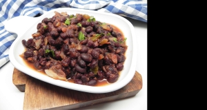 Vegan Spiced Black Beans for a Crowd