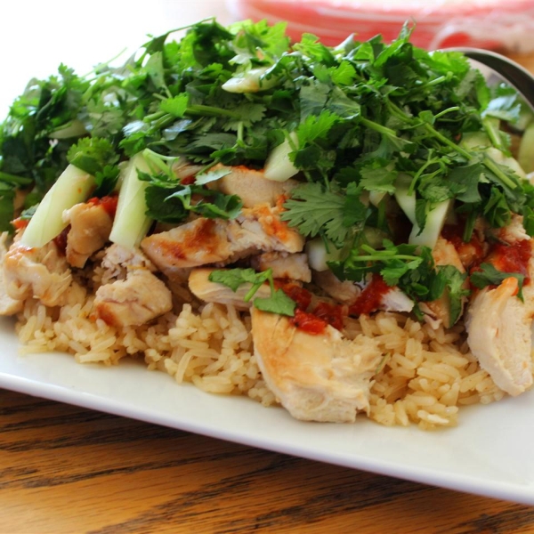 Jackie's Lemongrass Ginger Chile Chicken and Rice