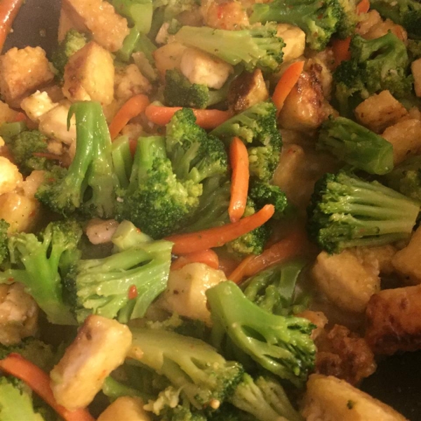 Orange Beef-Style Tofu Stir-Fry