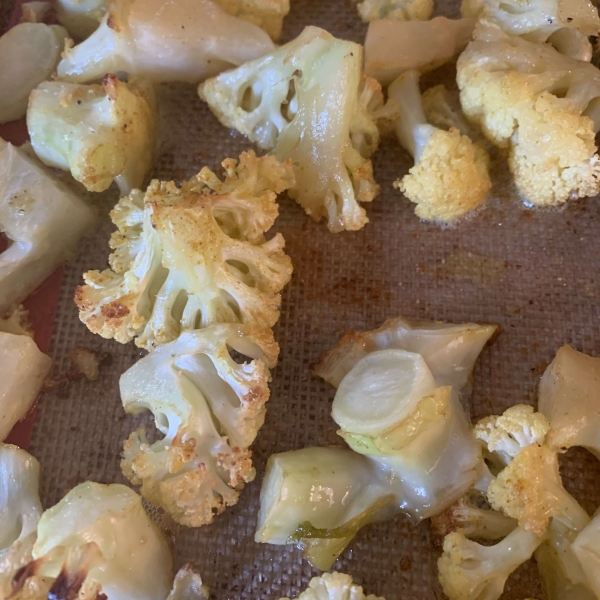 Easy Roasted Cauliflower