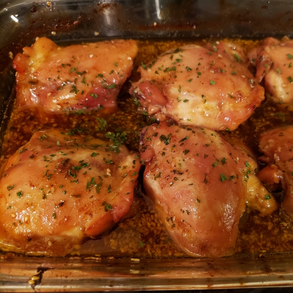 Maple-Ginger Chicken Thighs